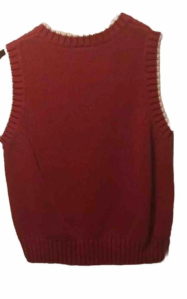 Gymboree Red Sweater Vest Holiday Fall Classic Boys Size 5 - Изображение 3 из 3