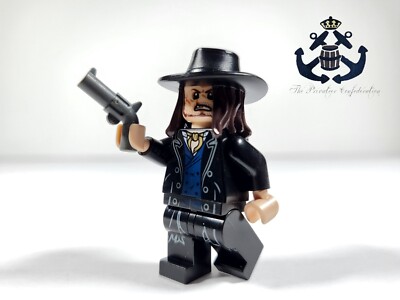 Lego Minifigure The Lone Ranger Butch Cavendish tlr008 + Revolver