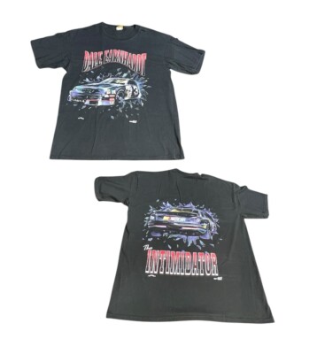 Vintage RARE Nutmeg Dale Earnhardt The Intimidator Shirt Made in USA Size XL
