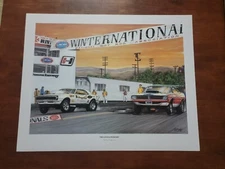 Ronnie Sox Grumpy Jenkins PRO STOCK PIONEERS Drag Race Art Print Tim Frederick 