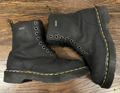 Doc Dr Martens 1460 Pascal Wanama Black Boots Women's Size US 5 EU 36