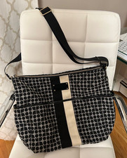 Kate Spade New York Classic Noel / Serena Baby Bag Jacquard Black / White Design