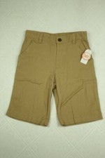 NEW Boys Shorts Size 16 Khaki Summer Bottoms Casual Pockets Stretch School