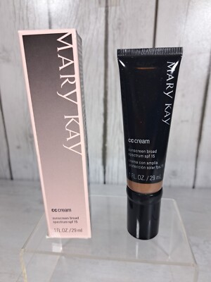 Mary Kay CC Cream Sunscreen Broad Spectrum SPF 15 Skin Protection Cream 1 oz