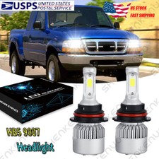 9007 LED Headlight For Ford F-150 1992-1998/Ranger 1993-2011 Hi/Lo Bulbs 6000K
