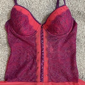 NEW Victoria's Secret Sexy Little Things Vintage 36B Bustier Lingerie Dress 2006