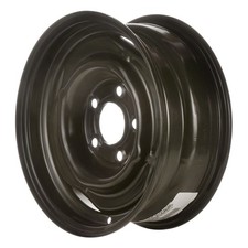 01234 Reconditioned Factory OEM Steel wheel 15 X 6.5 Black Full Painted