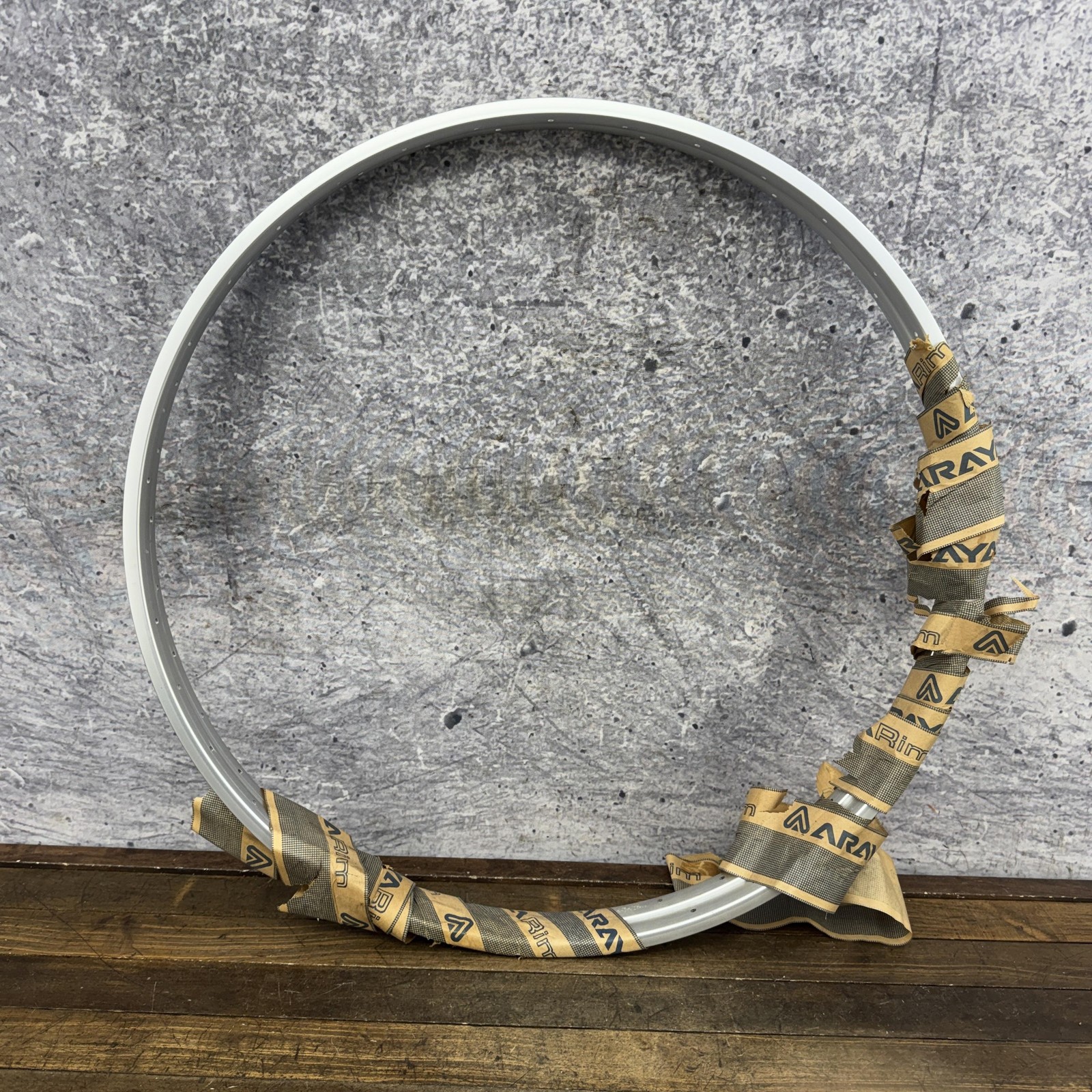 Vintage Araya 27 X 1 1/4 Rim Set NOS 36H Clincher Silver Alloy Japan Road