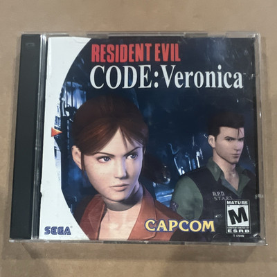Capcom Resident Evil Code: Veronica for Sega Dreamcast Survival Horror M Manual