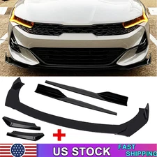 Front Bumper Lip Chin Spoiler Body Kit Splitter Side Skirt For Kia Soul