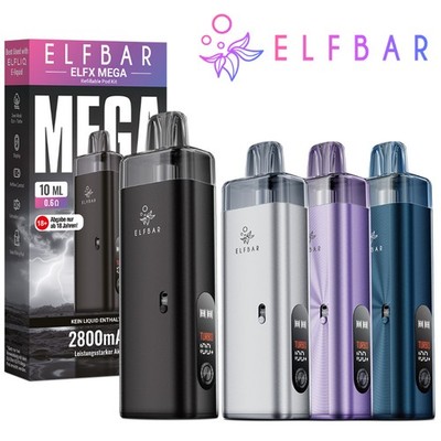 Elfbar - Elfx Mega E-Zigaretten Set | 32W | 2800mAh | 10ml Tank | Pod-System