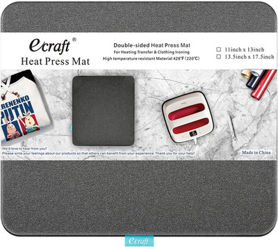Heat Press Mat for Cricut Easypress:  (11 X 13 Inch) Double-Sided Heating Ironin