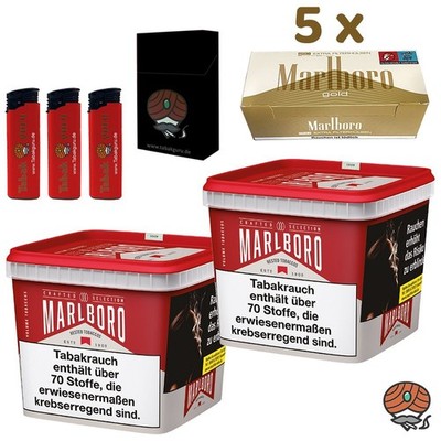 Marlboro Crafted Selection Mega Box Volumentabak 2x 230g, Gold Extra Hülsen