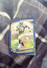 2025 Panini Prizm - Steven Jackson #289 Black & Blue Checker Prizm