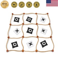 Versatile 4ft x 4ft Giant Tic Tac Toe Game - Ideal for Kids Adults Outdoors