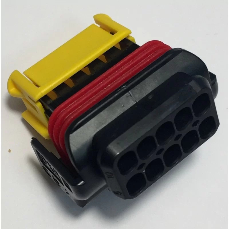 Connecteur Électrique Molex 10 Broches - Pas 4.25mm - Longueur Câble 13cm - Pour Phares, Feux Auto - Réparation