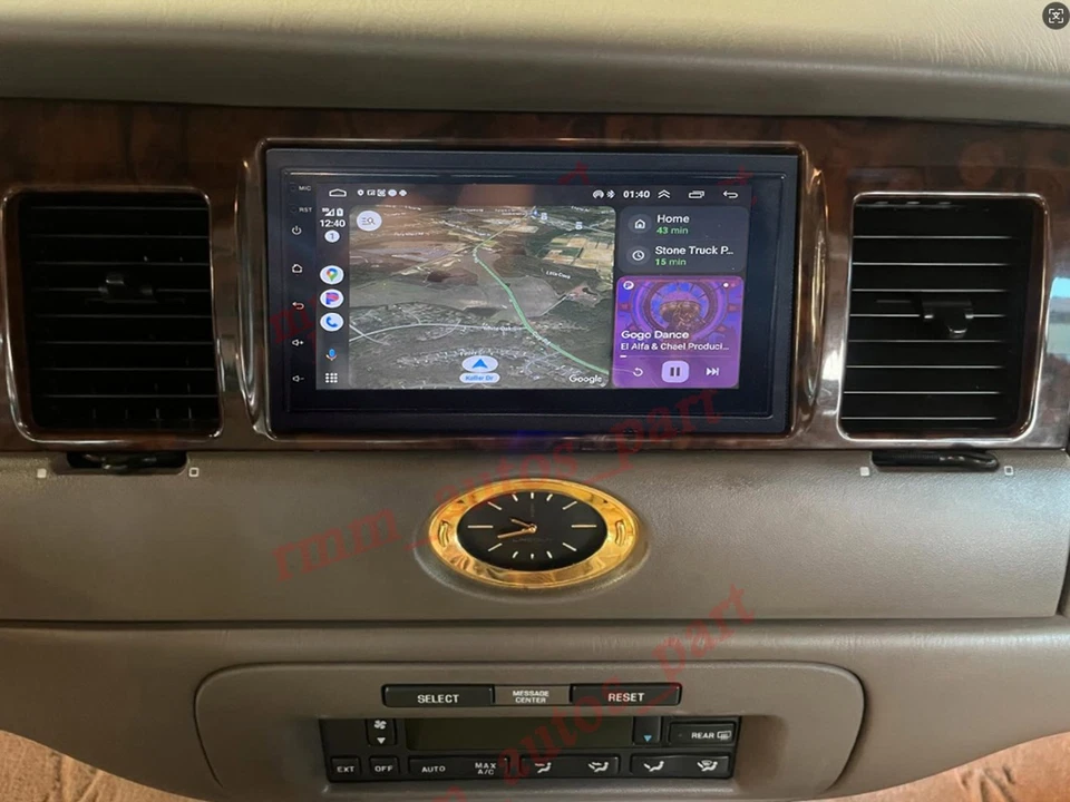 For 1998-2002 Lincoln Town Car Carplay Stereo Radio Android 14 Player GPS WiF Foto 4 de 4