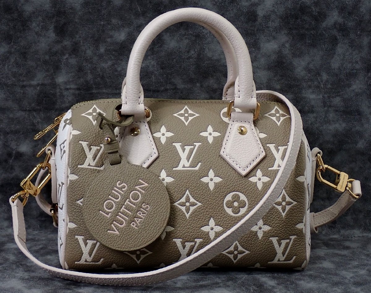 Louis Vuitton M46118 Monogram Empreinte Speedy Bandouliere 20 Shoulder Bag 88458