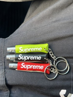 Supreme Opinel No. 4 Folding Knife Keychain Black Green Red The