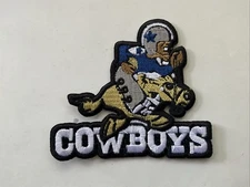 DALLAS COWBOYS VINTAGE Embroidered- Iron On Patch 3” X 2.75”