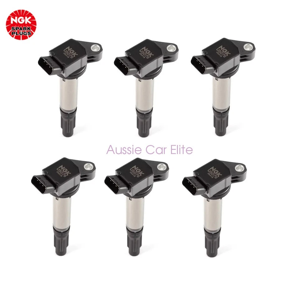 U5076 6pcs OEM NGK Ignition Coil Assembly For 2006-2008 Lexus RX Toyota Aurion - Image 3 of 4