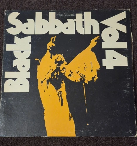 BLACK SABBATH VOL 4 WB 1ST GREEN LABEL 1972 PRESS VINYL LP  TERRE HAUTE VG+/VG+