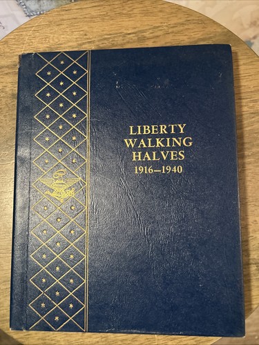 Whitman Used Empty Coin Album-Liberty Walking Half Dollar 1916-1940 #9423