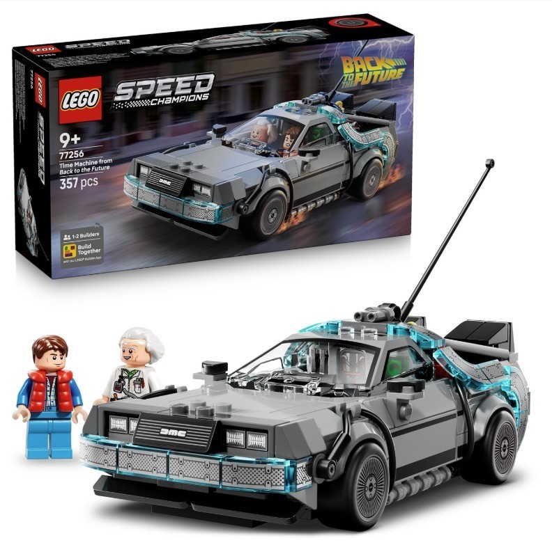 Lego Unisex Orange/Brown Speed Champions Time Machine From Back To The Future 77256 - Image 22