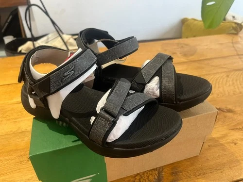 Skechers Women's Go Golf 600 Golf Sandal 17015BBK Black Ladies New UK 4 