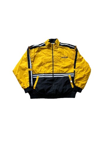 VTG Dunlop Motorsports Mens Full Zip Nylon Windbreaker Jacket Size XL