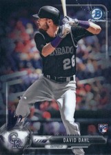 2017 Bowman Chrome #31A David Dahl RC - BB