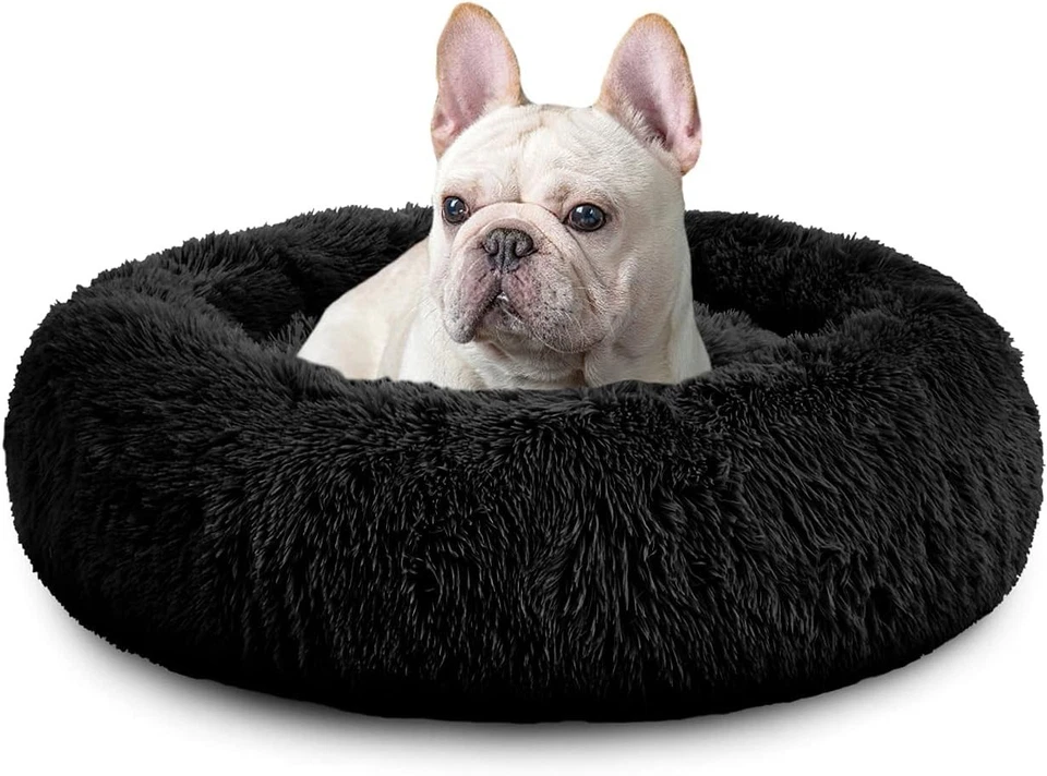 Pet-Safe Faux Fur Dog Bed for Anxiety Relief - Small to XL Options Available - Image 3 of 4