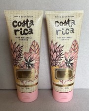 2 Bath Body Works Pink Pineapple Sunrise Ultimate Hydration Body Cream 8oz NEW