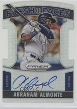 2015 Panini Prizm Fresh Faces Signatures Abraham Almonte #21 Auto x5u