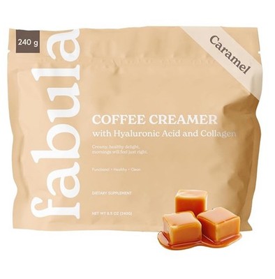 Fabula Coffee Creamer, Caramel - with Hyaluronic acid and Collagen