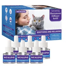 6 Pack Cat Calming Diffuser Refills - Cat Pheromones Calming Diffuser Refill ...