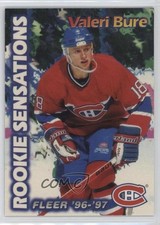 1996-97 Fleer Rookie Sensations Valeri Bure #3 0t2