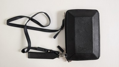 Mackage Roni Black Leather Clutch or Crossbody Bag