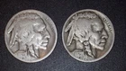 1920-P & 1921-P Buffalo Nickels - Full Dates Visible - Great Set of Coins!