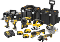 Dewalt Akku-Maschinenset Kombopack 18 V + 3X Akku 5 Ah + LadegeräT DCK755P3T-QW