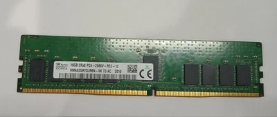 MEMORIA RAM de servidor HYNIX 16 GB PC4-2666V-R 2Rx8 HMA82GR7DJR8N-VK Foto 1 de 3