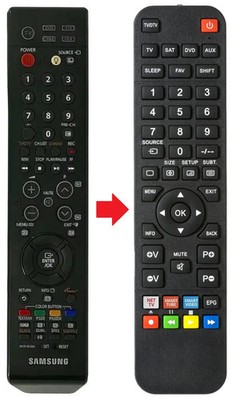 Fernbedienung passend für SAMSUNG LE32R81 | LE32R84 | LE32R86