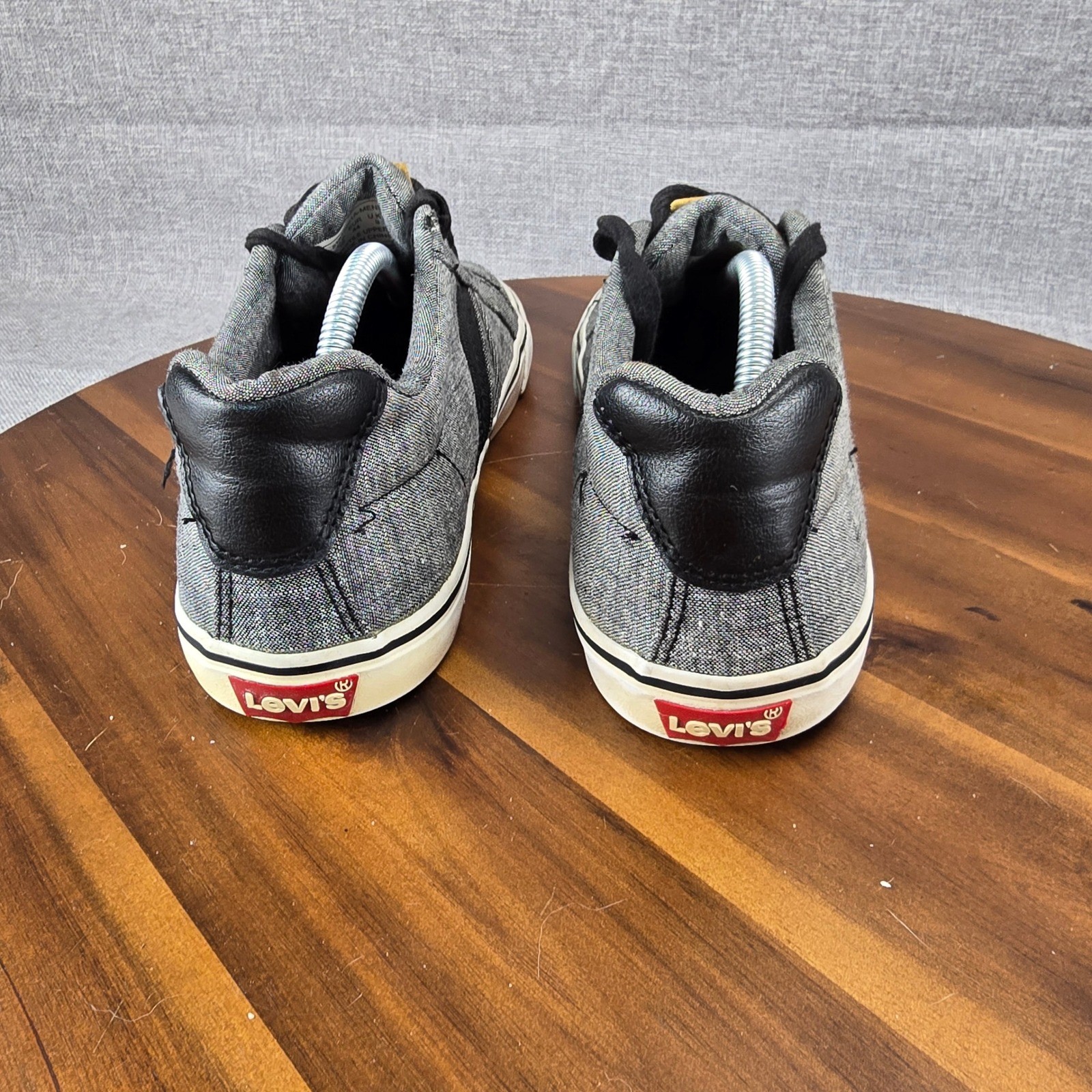 Levi Strauss Co Mens Sneakers Gray Canvas Lace Up Low Top Shoes Size 10 thumbnail 3