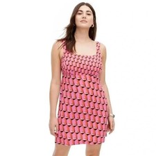 NWT Women's 90's Shift Pink Modern Geo MiniDress - DVF for Target 16