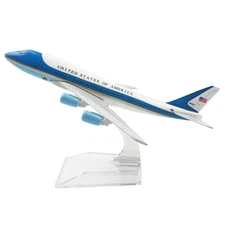 16cm Air Force One Plane Model Aircraft Aviation Collection Gift For Boeing 747