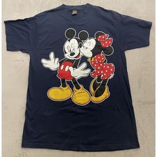 Vintage 90 Mickey Unlimited Disney Mickey  Minnie Mouse Graphic XL T-shirt Blue