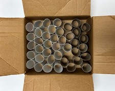 40 X EMPTY Toilet Paper ROLLS WHITE BROWN TP Cardboard Tubes  School Crafts Art