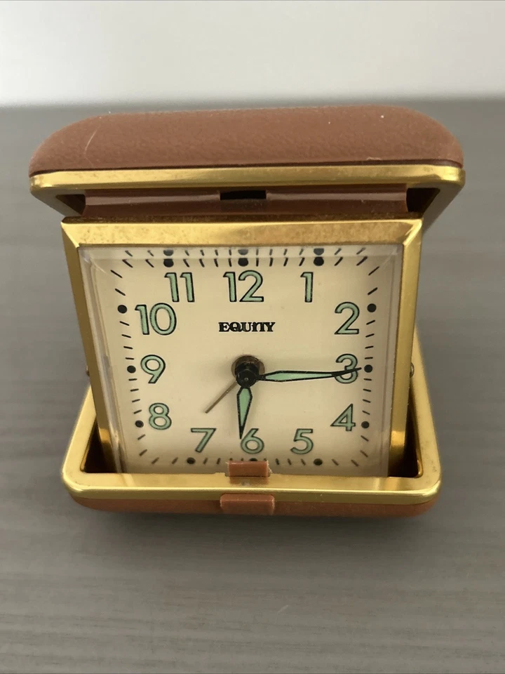 Equity Mechanical Vintage Travel Alarm Clock - - Image 2 of 4
