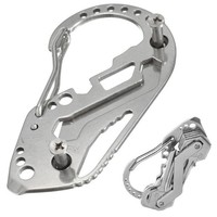 Karabiner Key Organizer SchlüSsel SchlüSselanhäNger Edelstahl Outdoor Multitool