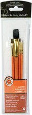 Royal Langnickel R Sable/Camel Value Pack Brush Set-4/Pkg - 9113